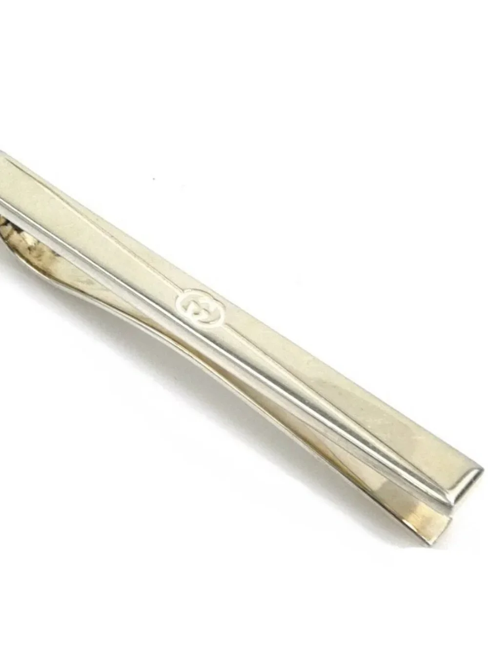 Auth GUCCI Tie Pin Silver 925